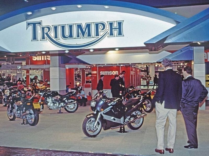 triumph exhibit at cologne in 1991