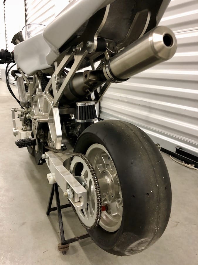 vyrus 50c32t left rear view