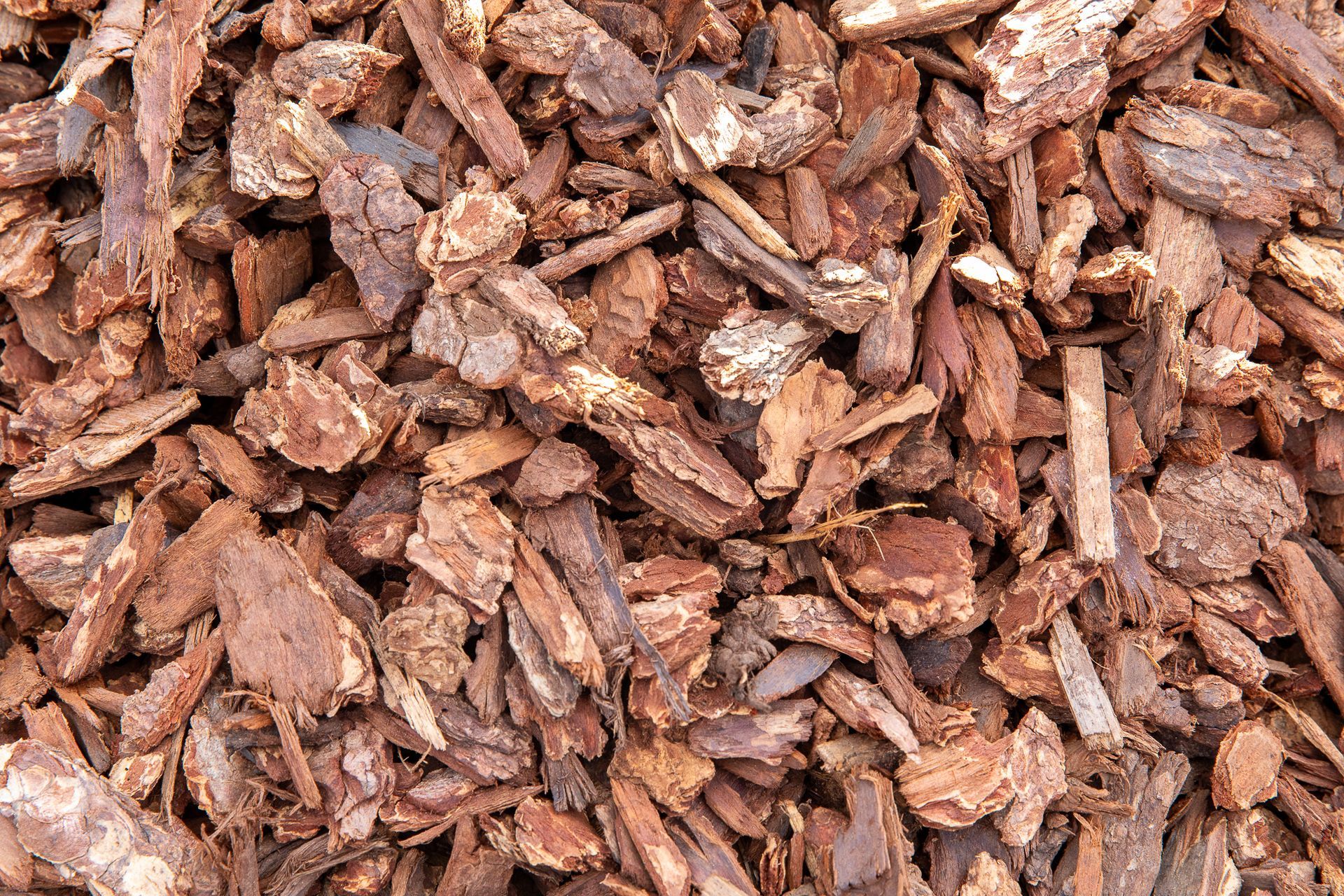 A pile of wood chips that looks like a pile of dirt