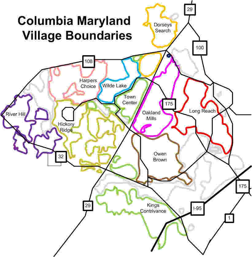 neighborhoods in Columbia, MD