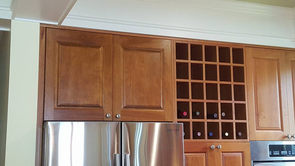 Cabinet Above The Refrigerator — Auburn, NY — Auburn Furniture Service Inc.
