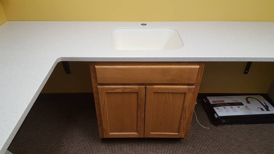 White Countertop — Auburn, NY — Auburn Furniture Service Inc.