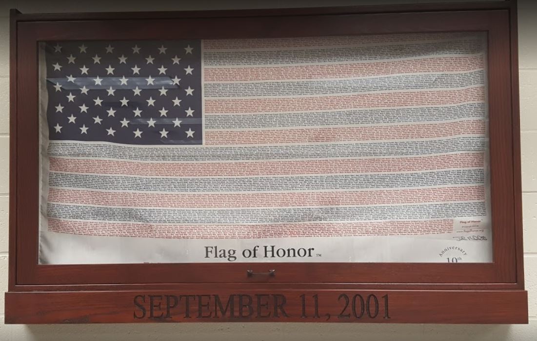 Flag Of Honor On Frame — Auburn, NY — Auburn Furniture Service Inc.