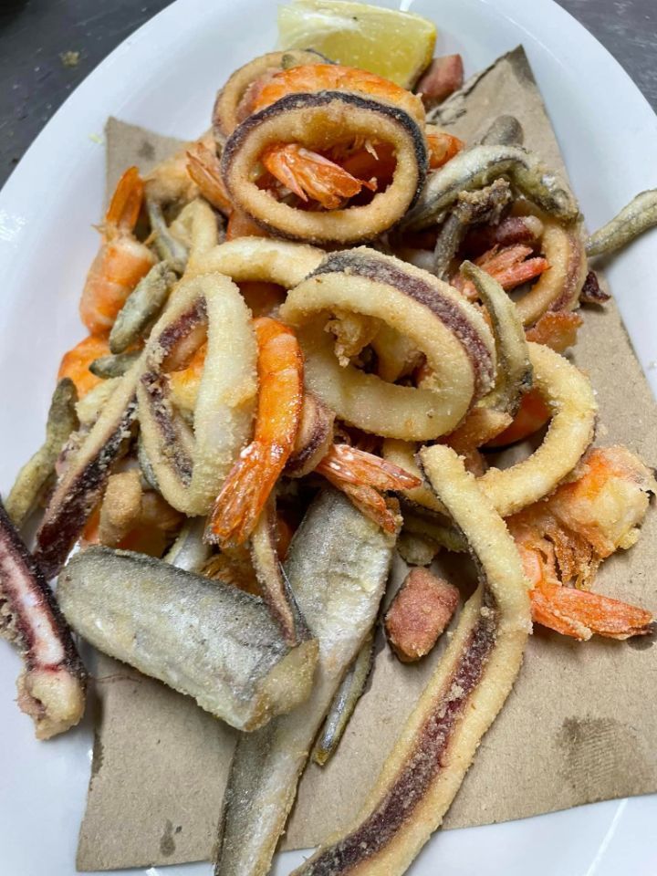 frittura del ristorante per matrimoni a Taormina