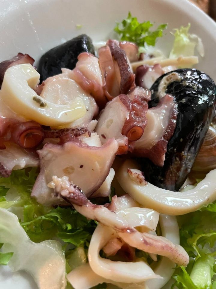 insalata di pesce del ristorante per matrimoni a Taormina