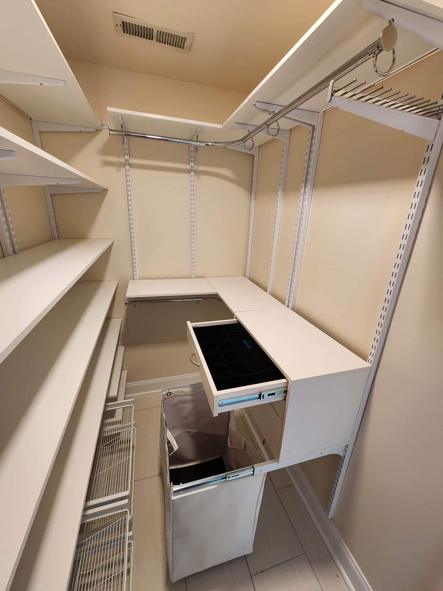 White Big Closet — Madison, AL — Elite Showers and Closets 