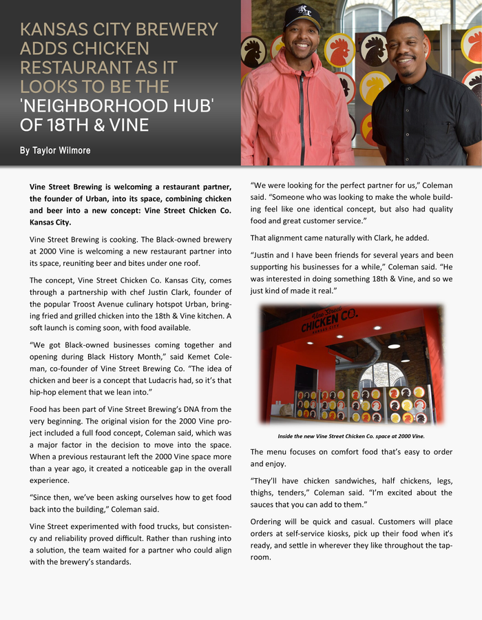 Headline: Kinship Cafe left Strawberry Hill earlier this year, but didn't say goodbye to Kansas City.