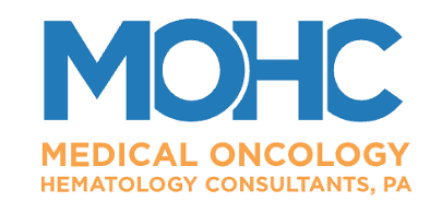 The logo for mohc medical oncology hematology consultants pa