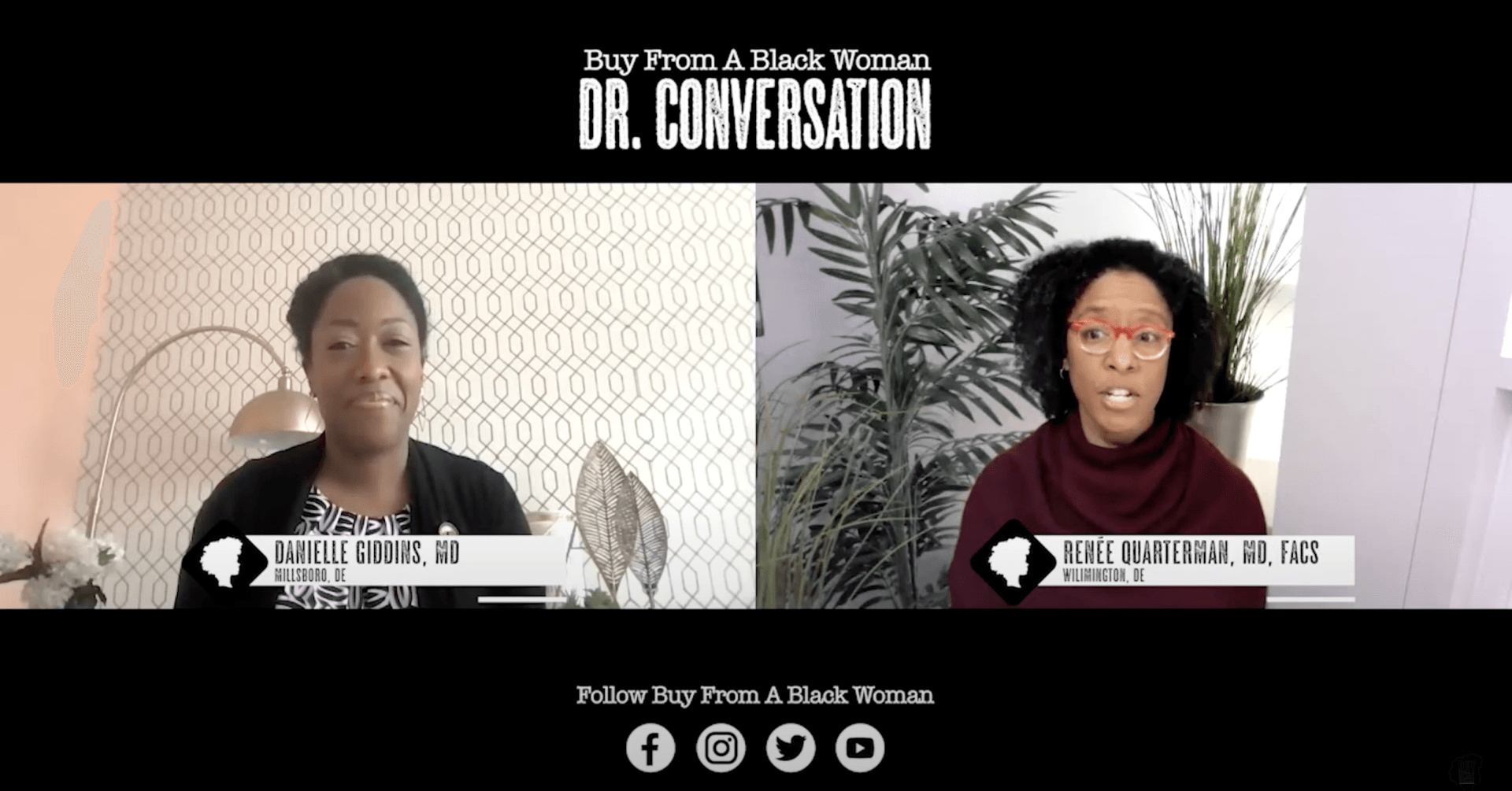 Two women are sitting next to each other on a video call.