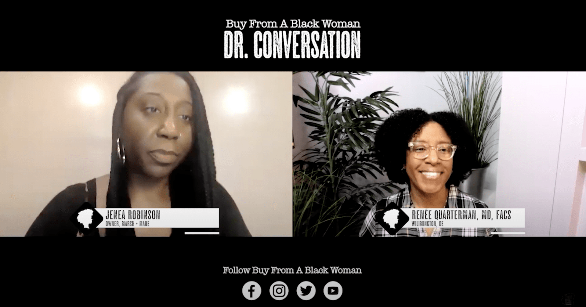 Two women are having a conversation on a video call.