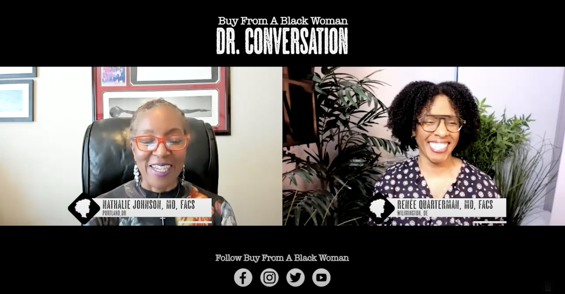 Two women are sitting next to each other on a video call.