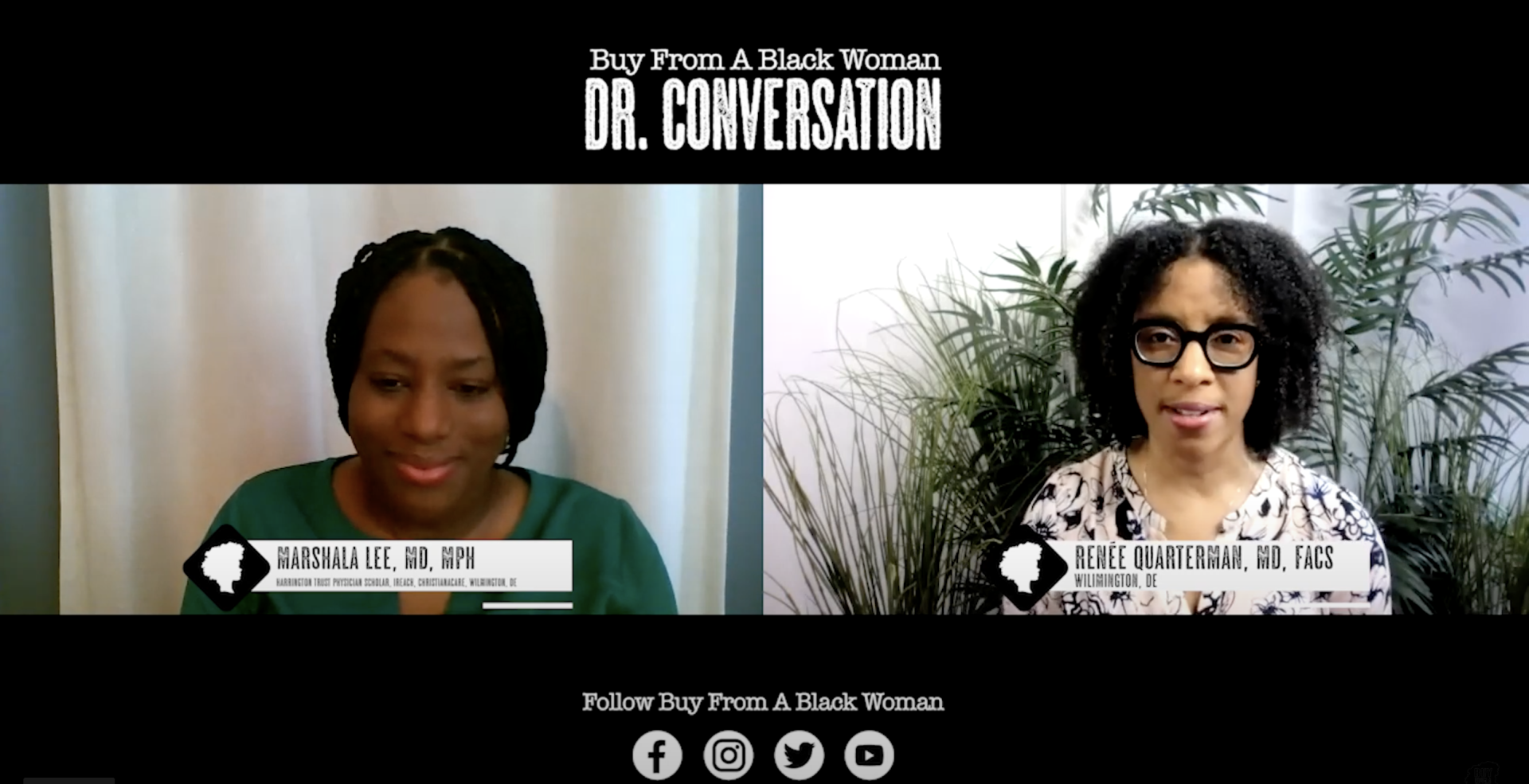 Two women are sitting next to each other on a video call.