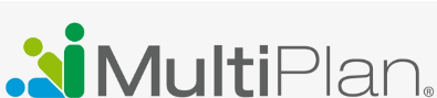 A logo for multiplan is shown on a white background