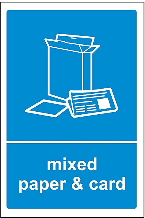 we clear and recycle paper and card