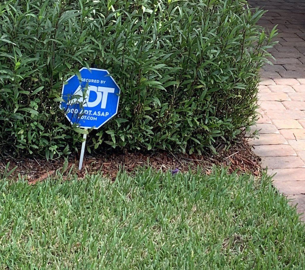 ADT Sign in Yard