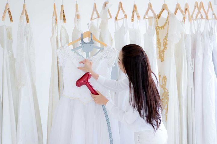 Steaming Wedding Dress - Dry Cleaners in Dubbo, NSW