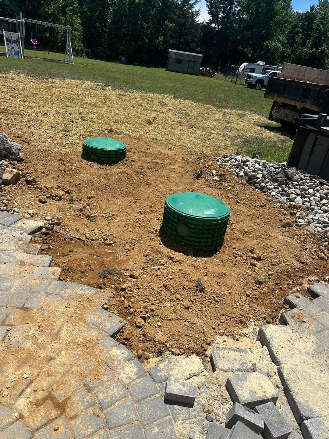 above ground septic caps