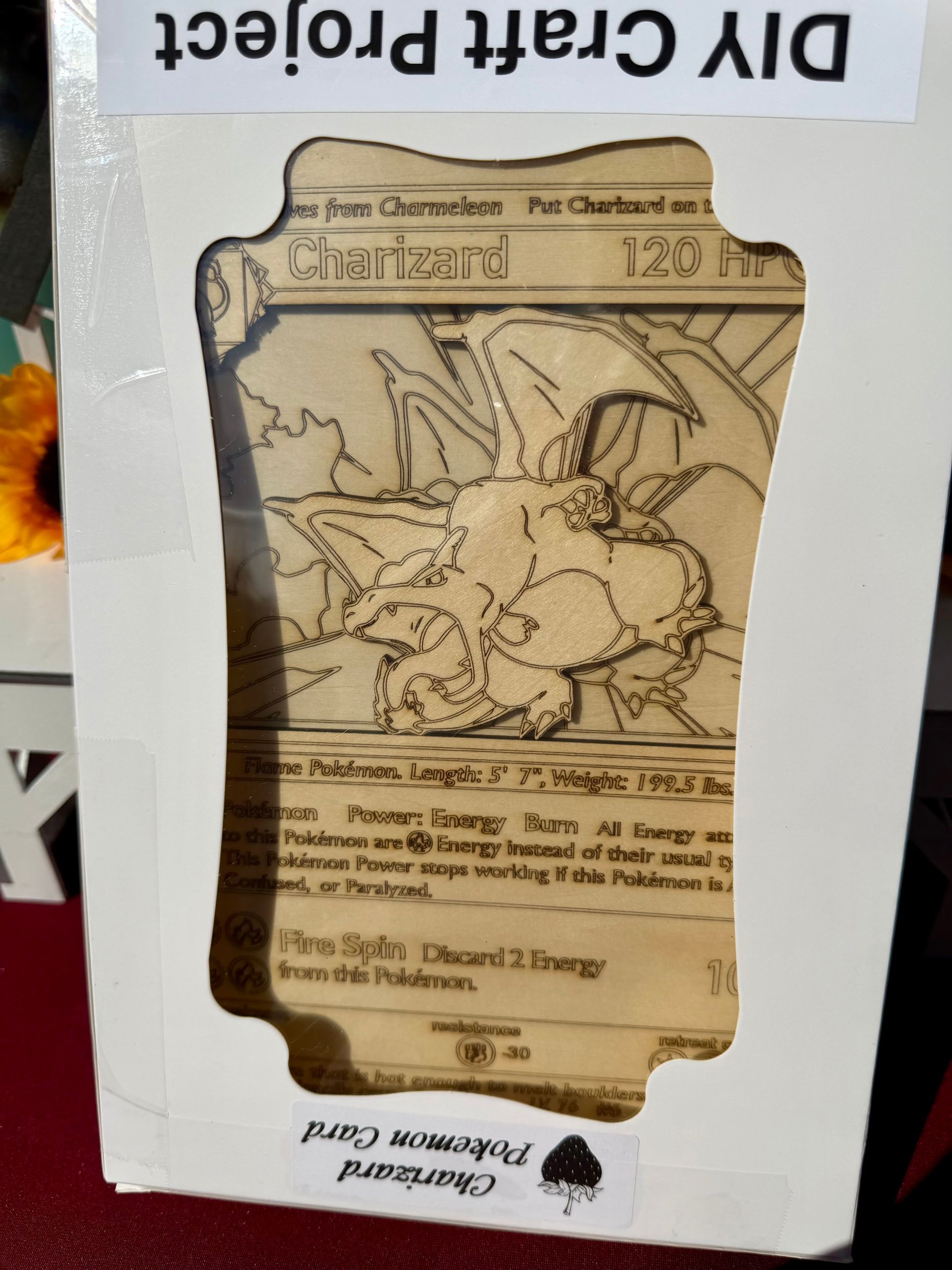 Charizard Pokemon Card DIY Kit