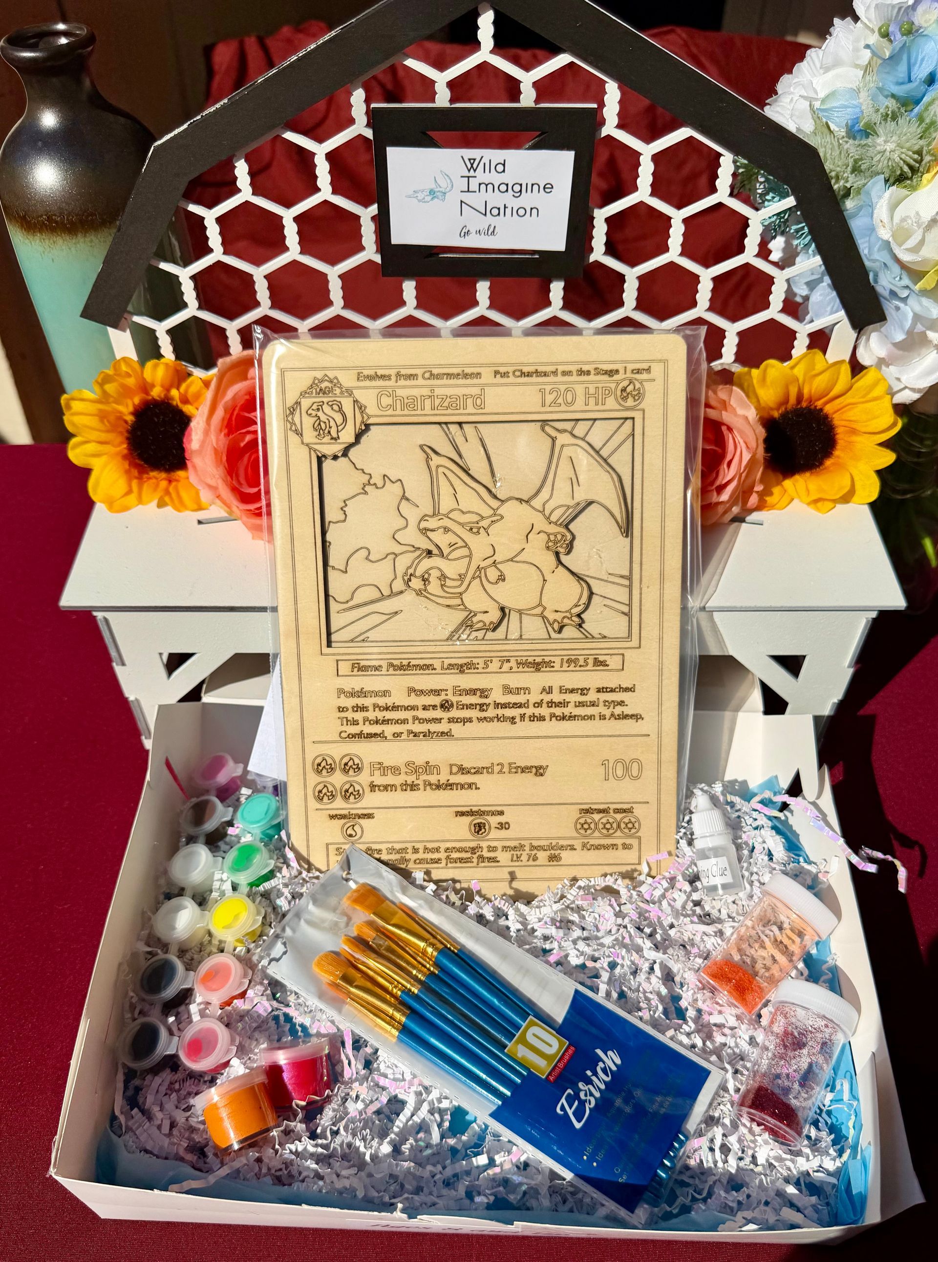 Charizard Pokemon Card DIY Kit