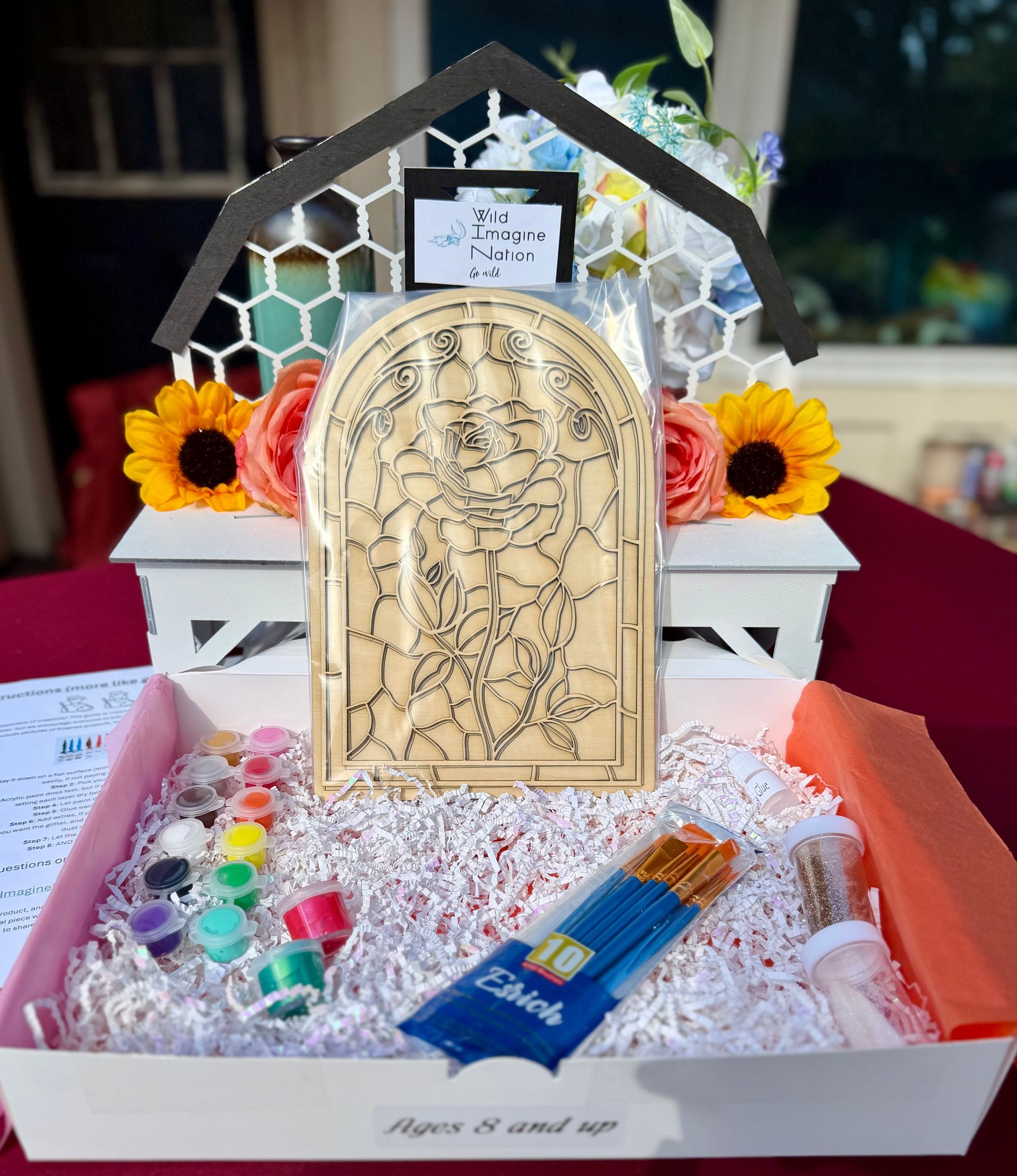 Stained Glass Flower