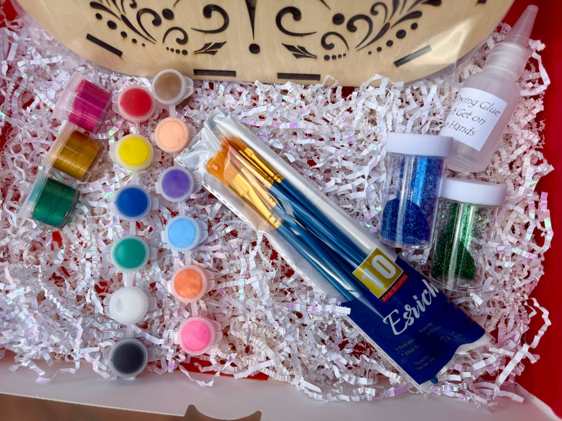 Sun Mandala Wooden Purse DIY Kit