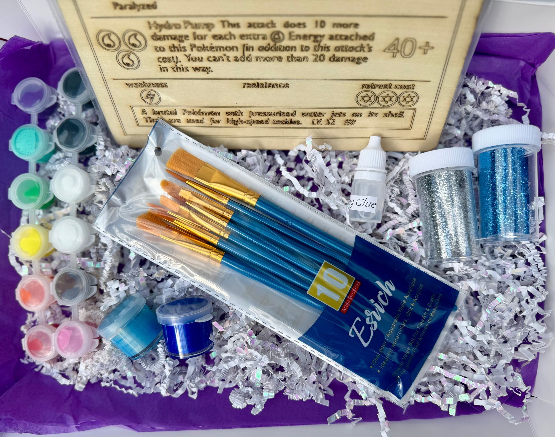 Blastoise Pokemon Card DIY Kit