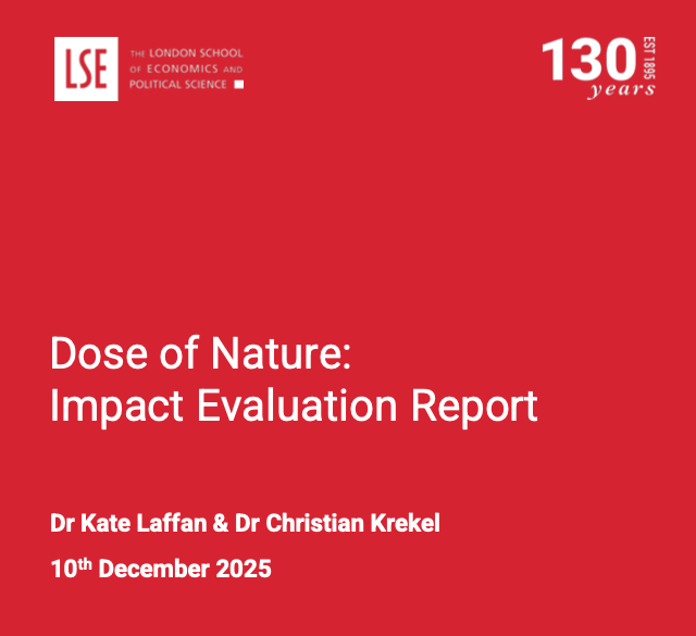 Report Cover: Dose of Nature Impact Evaluation Report