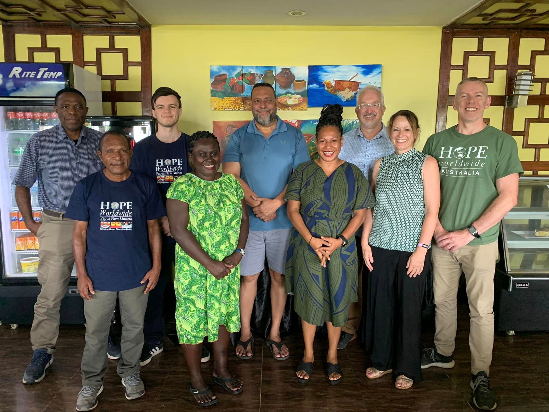 HOPE worldwide staff meeting with the Governor of the East Sepik Province. 