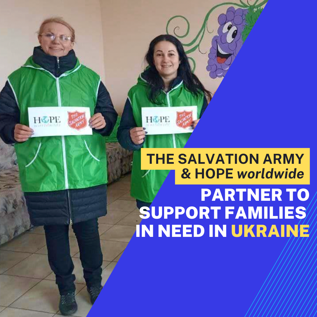 The Salvation Army and HOPEww Partner to Support Ukraine