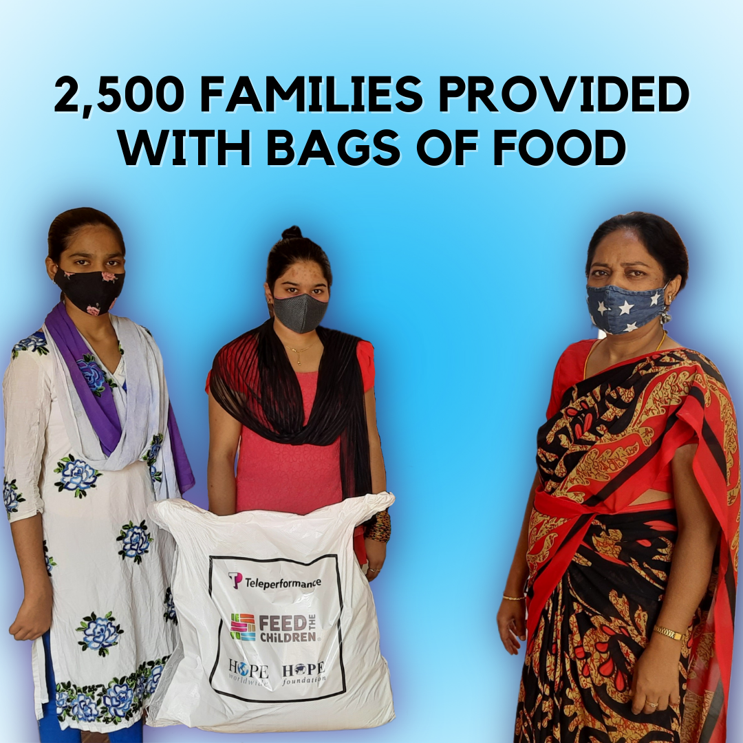 Teleperformance, HOPE worldwide and Feed the Children Respond to COVID-19 Crisis in Ind