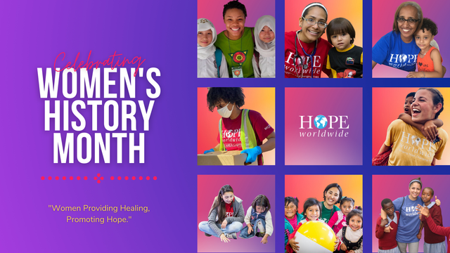 HOPE worldwide is Celebrating Women's History Month