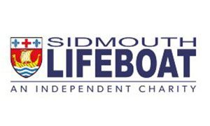 the logo for sidmouth lifeboat is an independent charity .
