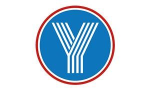 the letter y is in a blue circle with a red border .