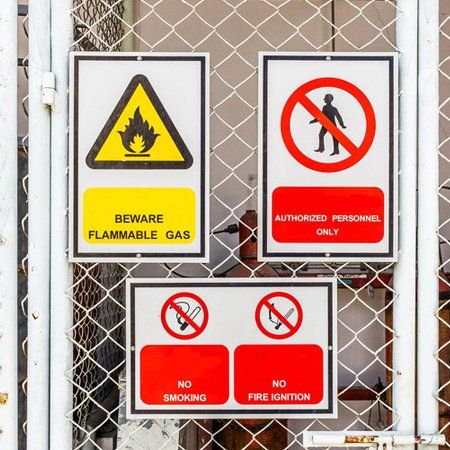 Safety signs examples
