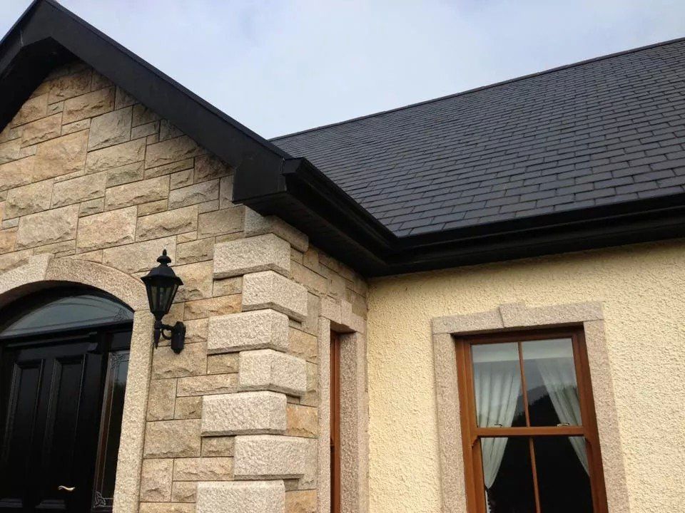 Seamless Guttering is the best choice for homes in Tyrone Fermanagh and Armagh. No joints, no leaks,