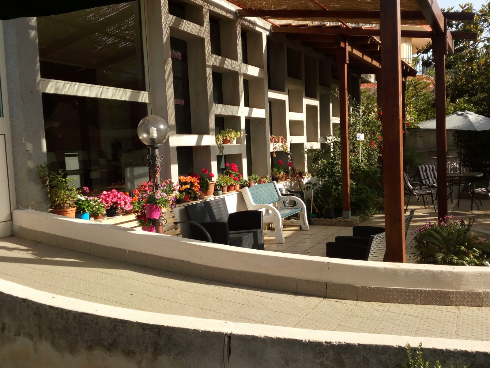 Giardino di una casa di riposo