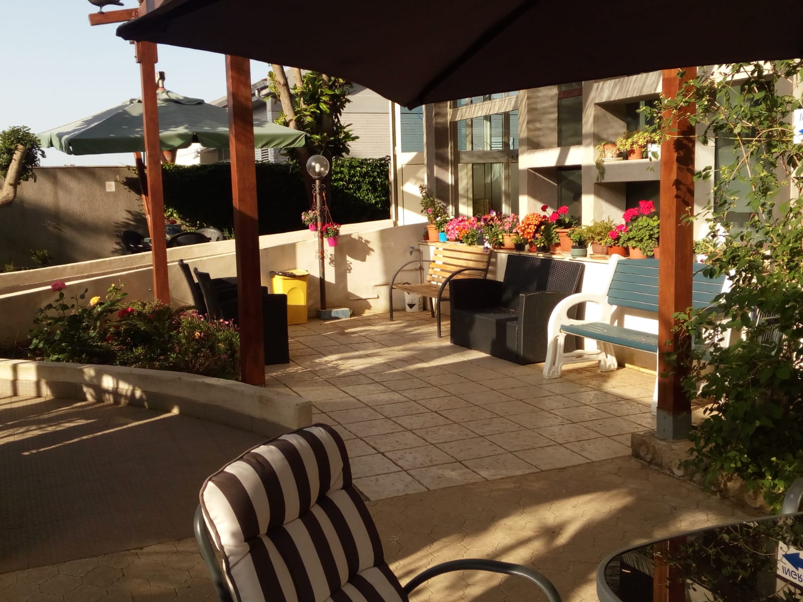 Giardino di una casa di riposo