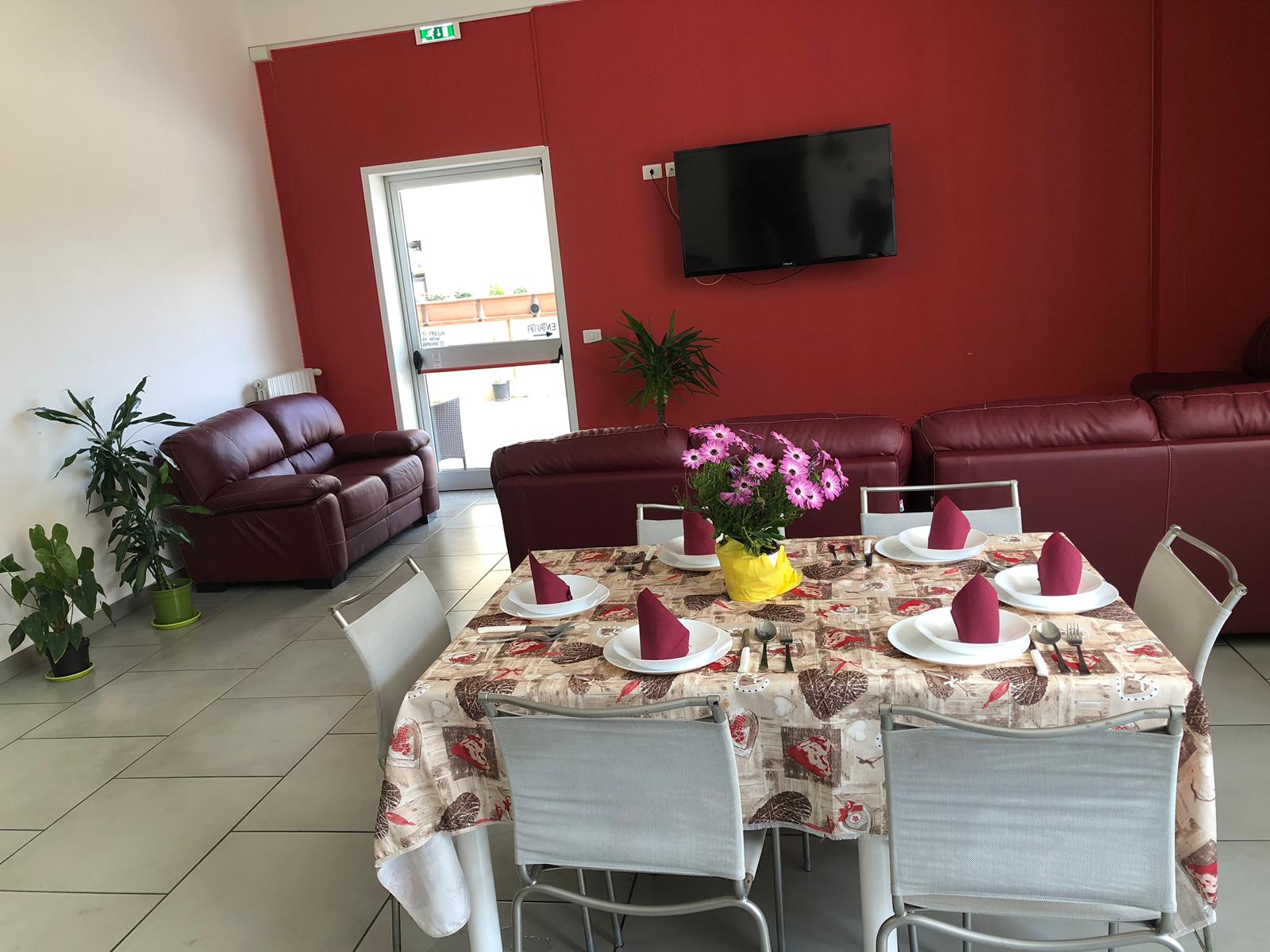 Sala comune di una casa di riposo