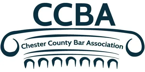The logo for the chester county bar association