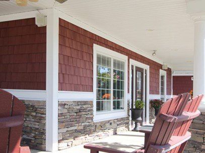 House with nice wooden seats — Cheyenne, WY — Frontier Siding Supply