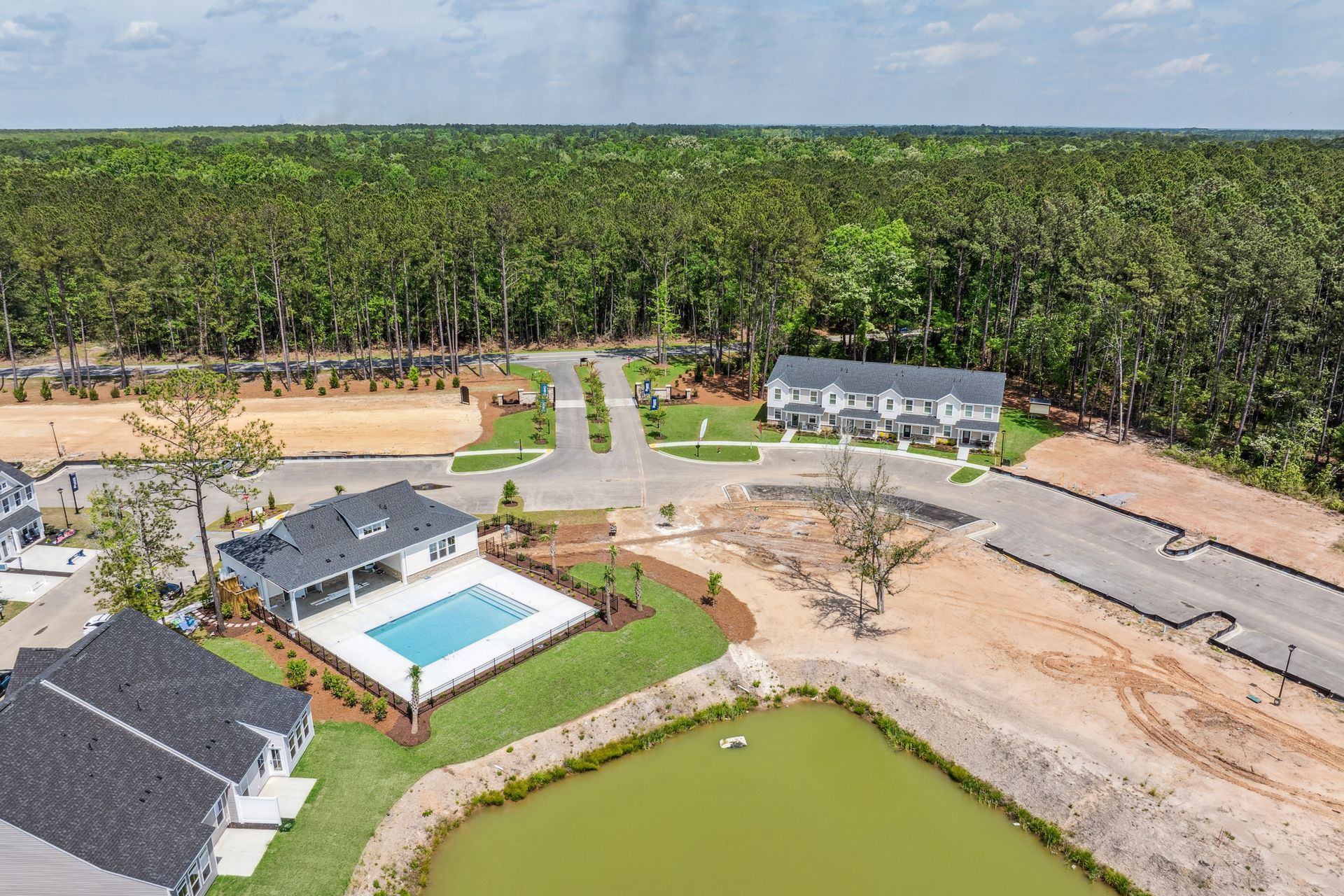 Royal Oaks community drone photo