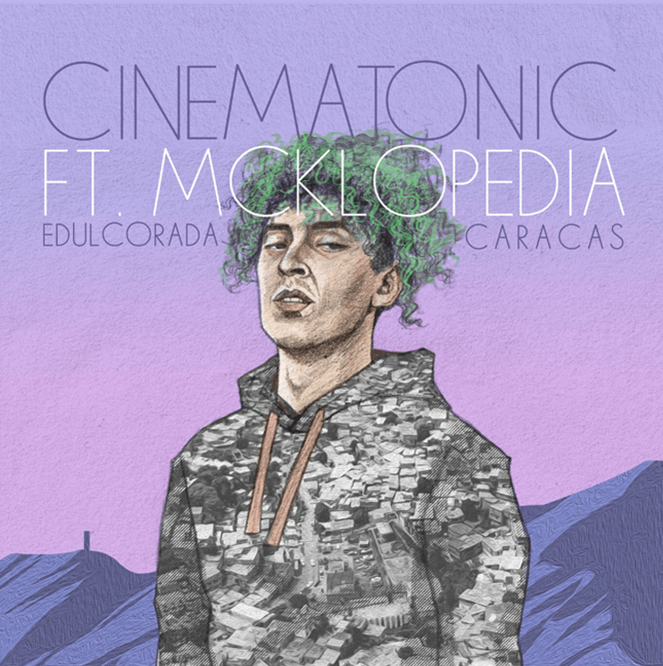 A man with green hair is on the cover of a cinematonic album