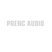 A logo for a company called prec audio on a white background.