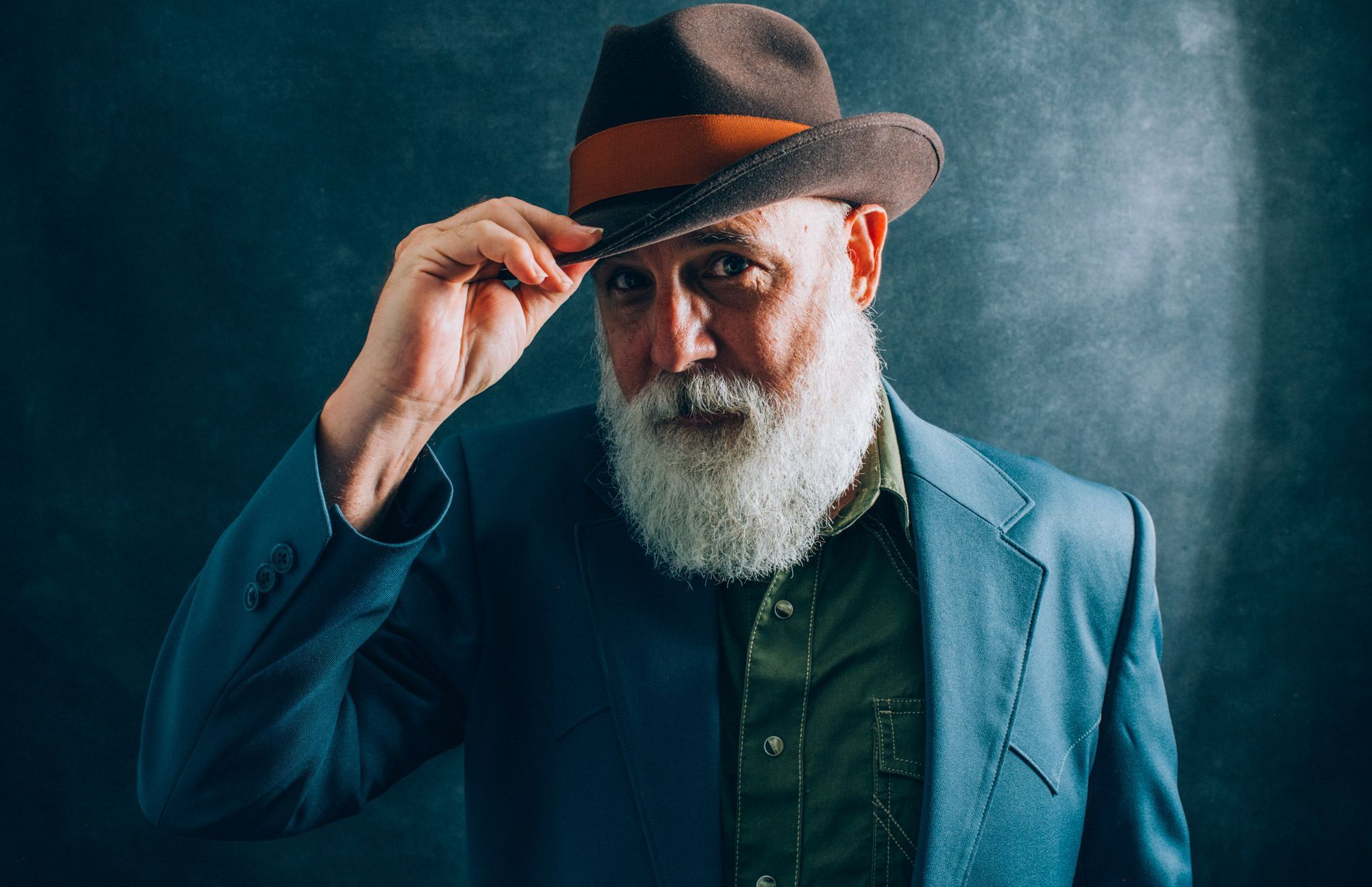 North Carolina music photo shoot with A Lee Edwards hat