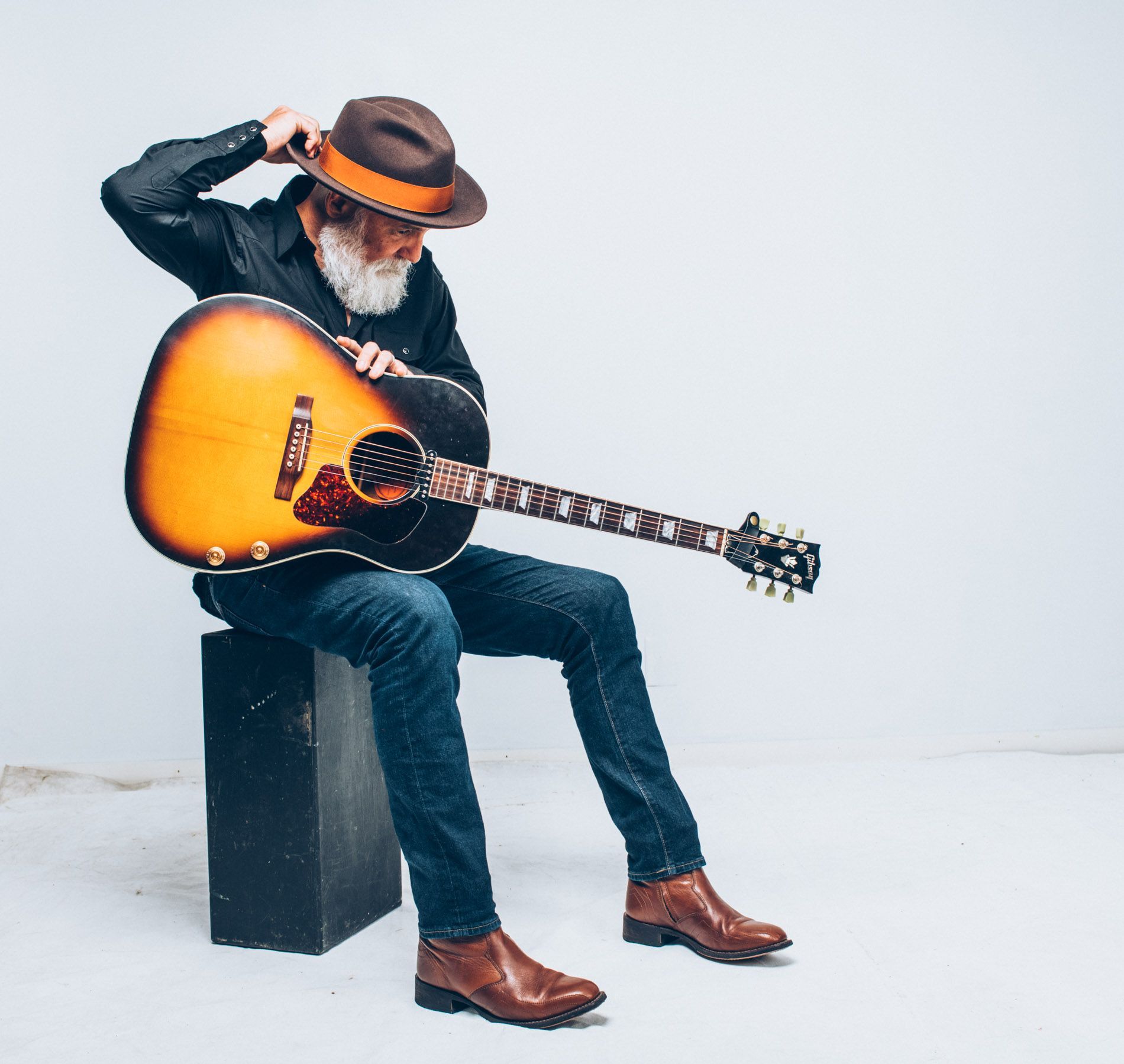 A Lee Edwards album cover photo shoot Asheville