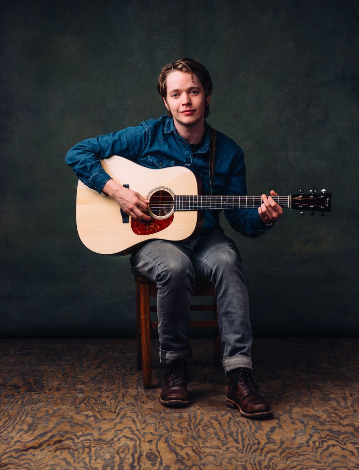 Billy Strings music promo photo in Asheville, NC