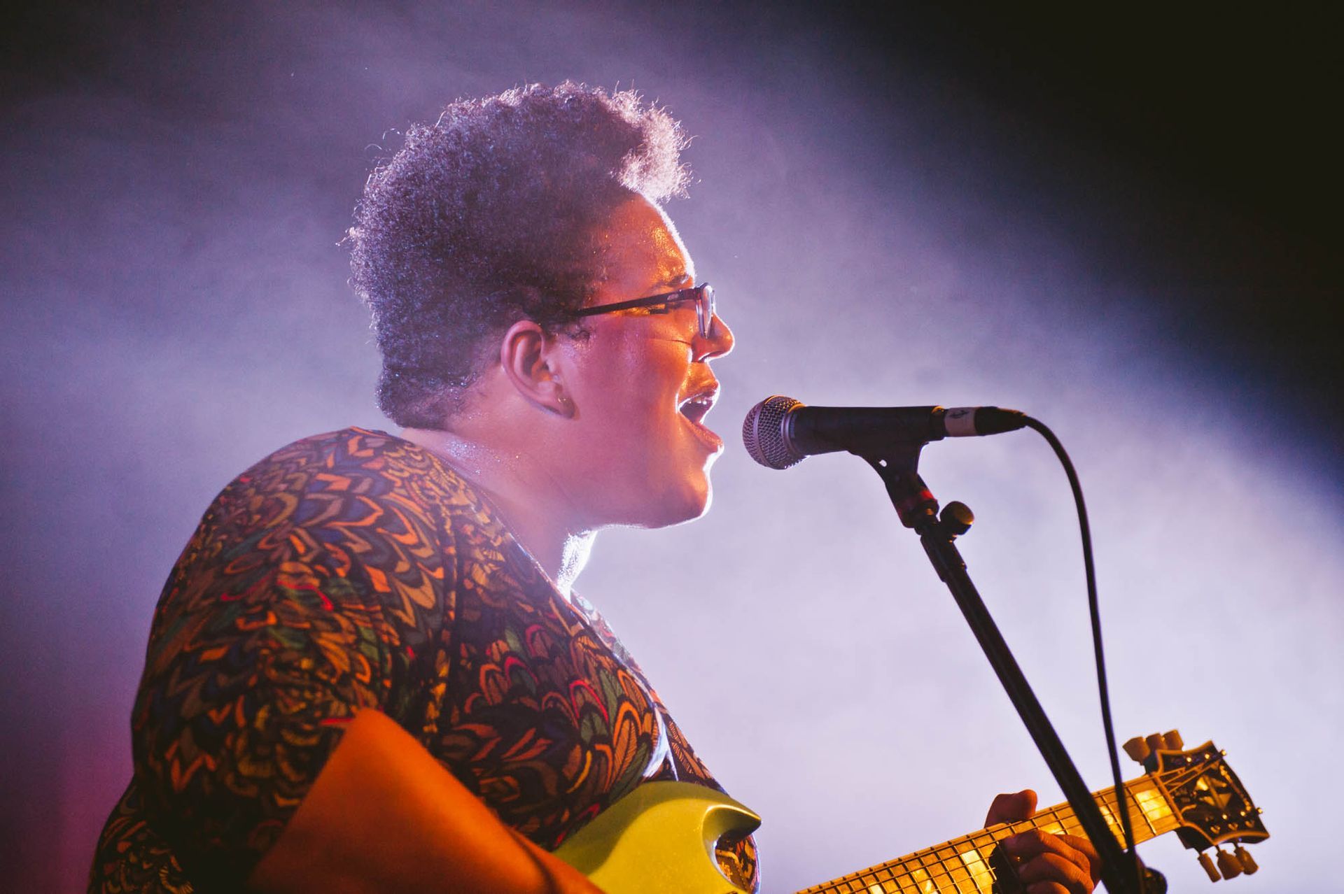 Brittany Howard live by Asheville music photographer