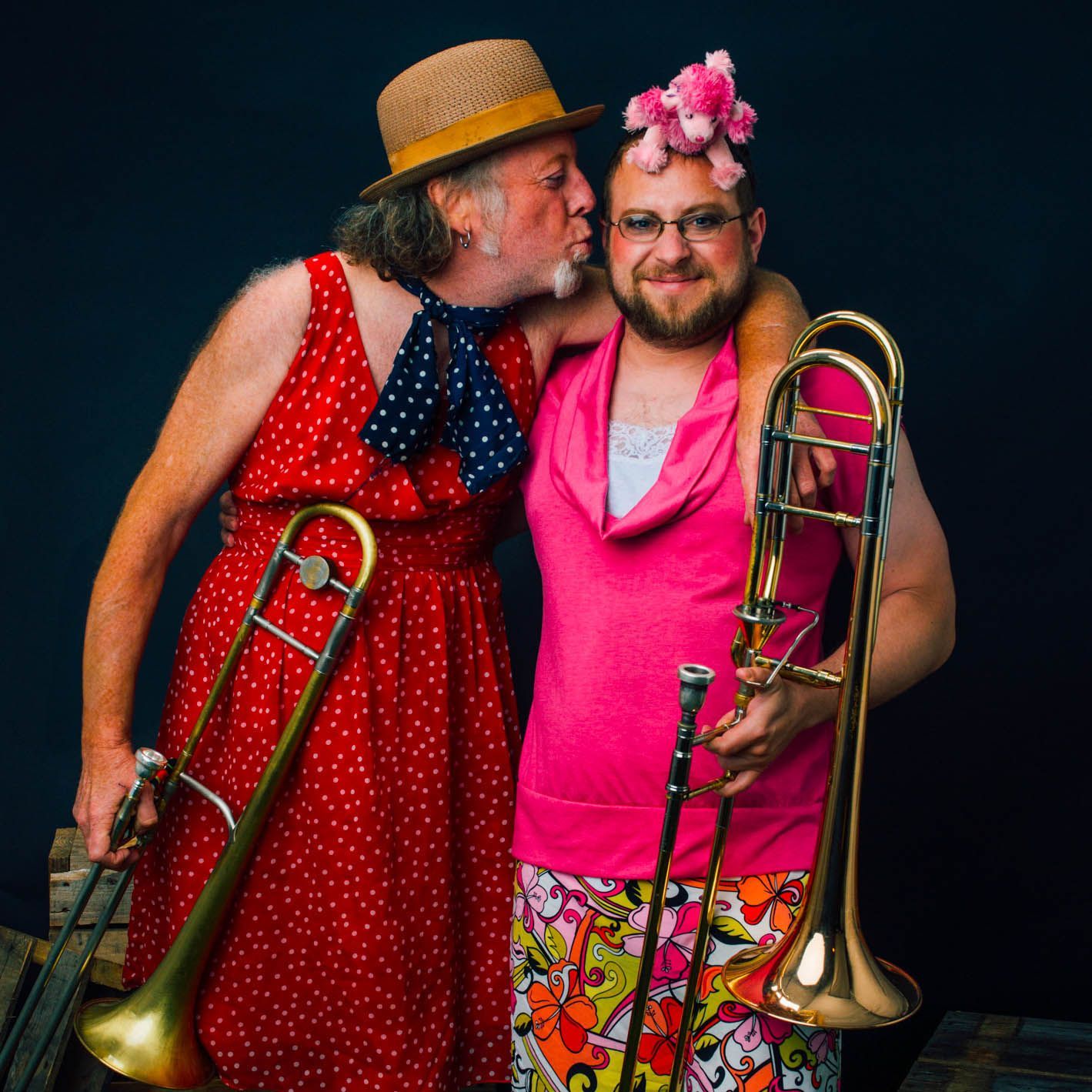 Marchfourth band in drag in Black Mountain, NC