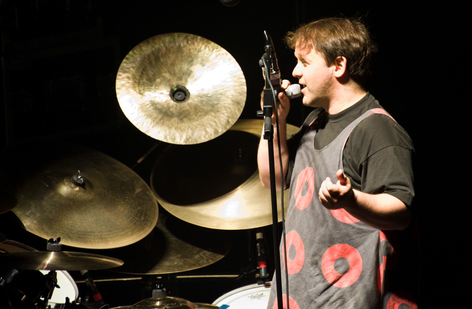 Jon Fishman performs in Asheville, NC June 9 2009. 