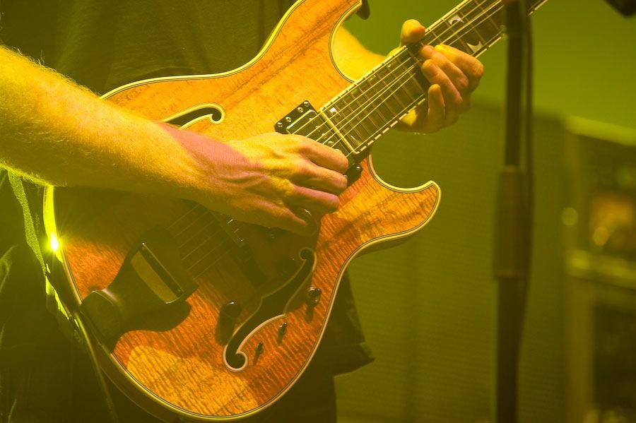 Trey's guitar, Asheville, June 9, 2009